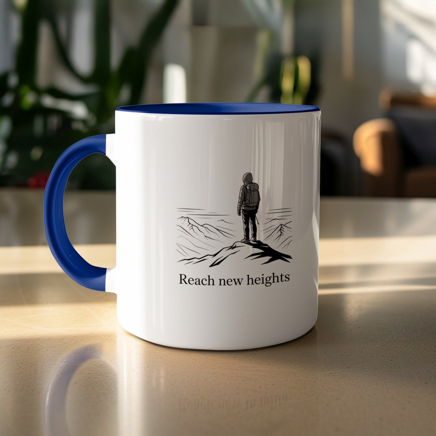 Reach New Heights Motivational Mug product