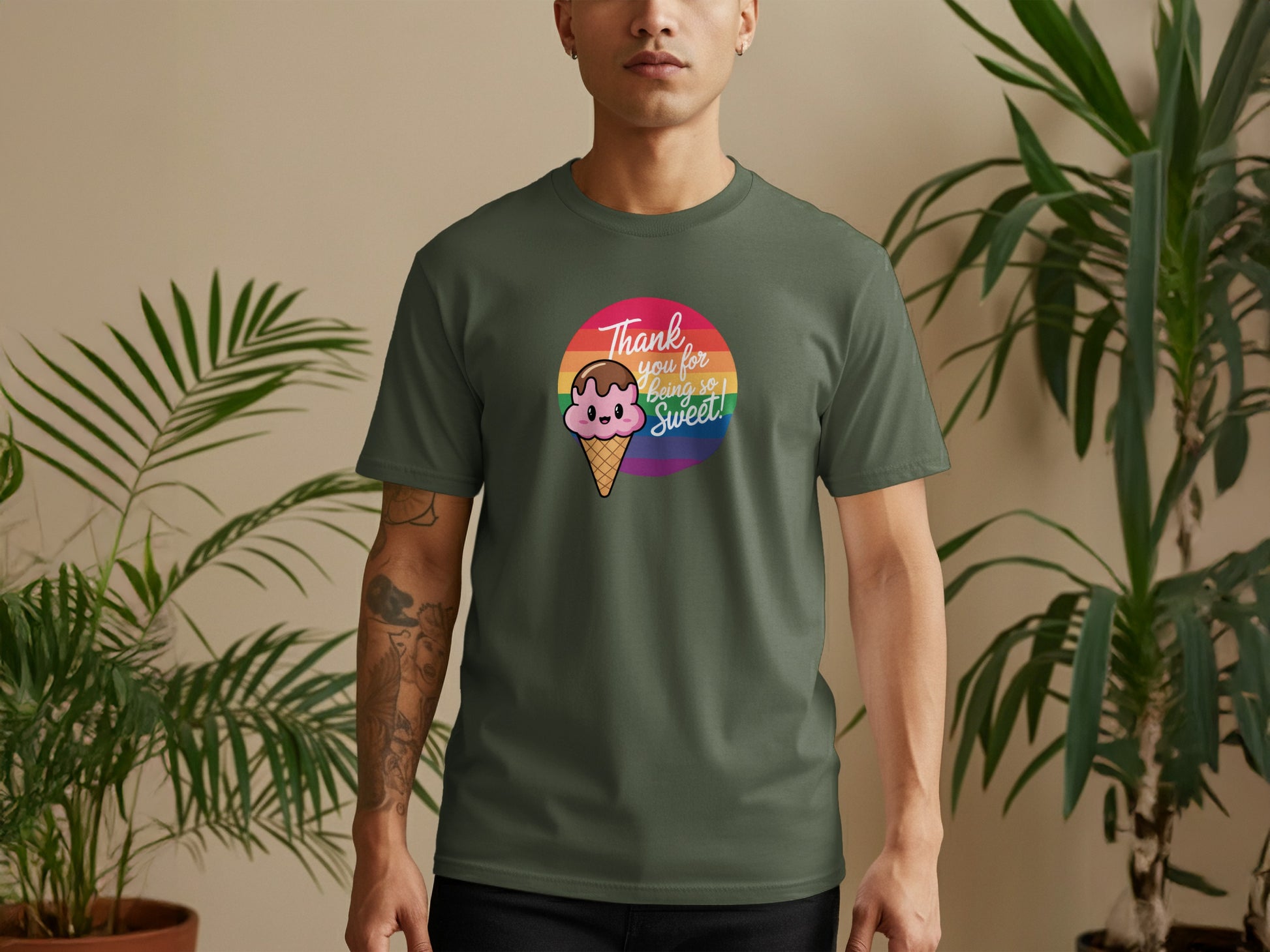 Thank You for Being So Sweet Ice Cream T-shirt