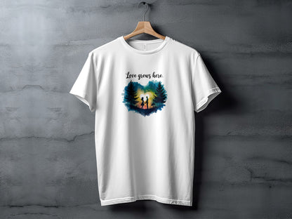 Love Grows Here Scenic Print T-Shirt product type