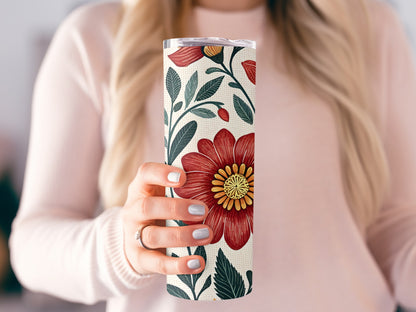 Floral Pattern Insulated Tumbler for Everyday Use product