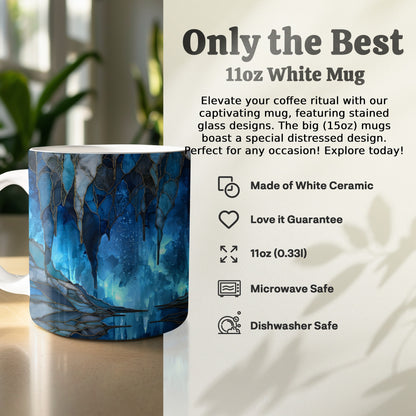 Captivating Stained Glass Design 11oz Mug Product