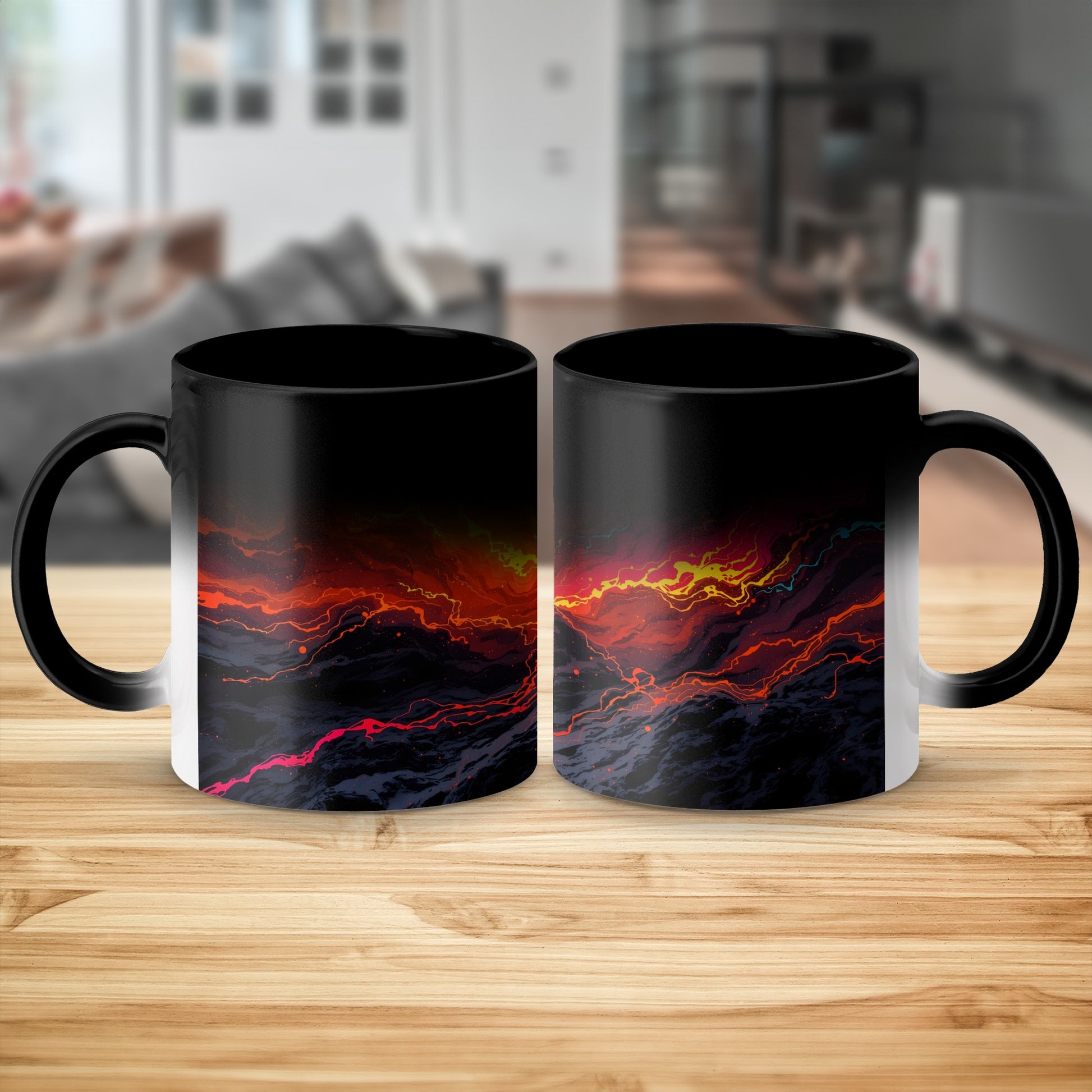 Vibrant Abstract Art Design Coffee Mug Product