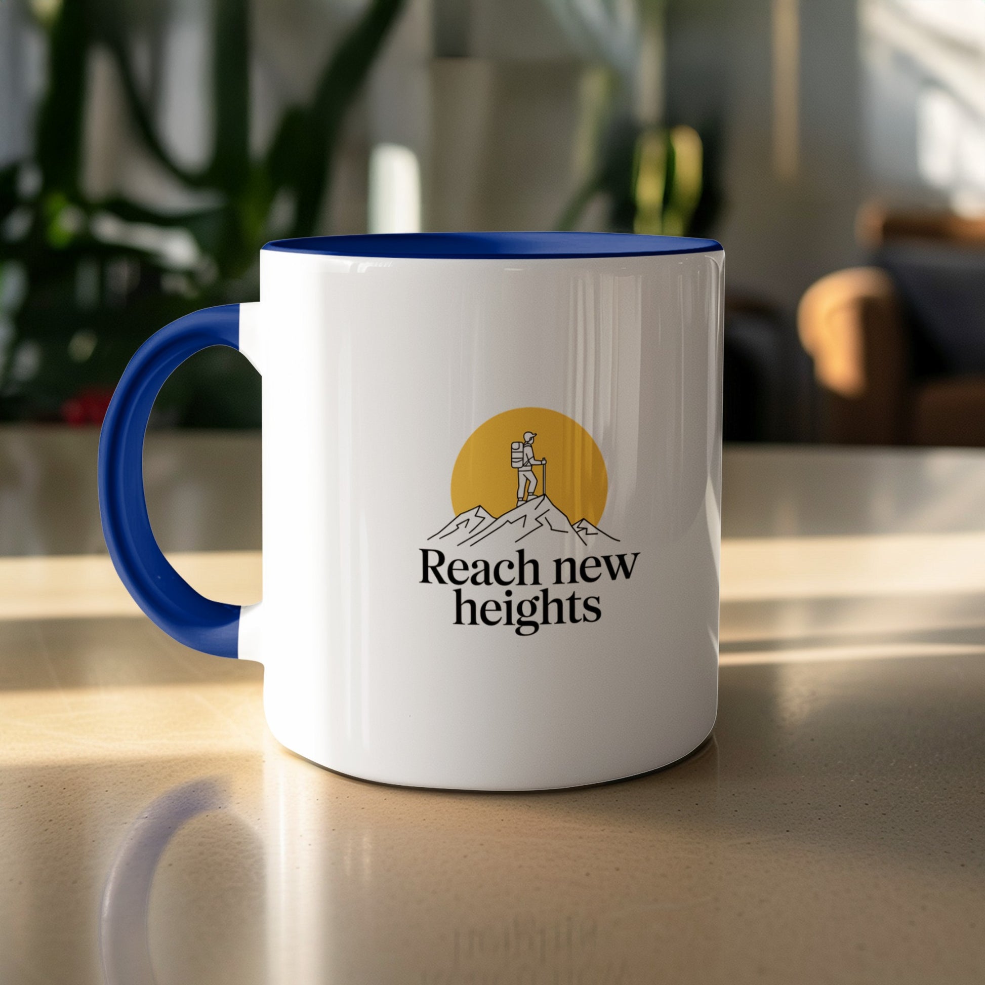 Motivational Reach New Heights Coffee Mug product type