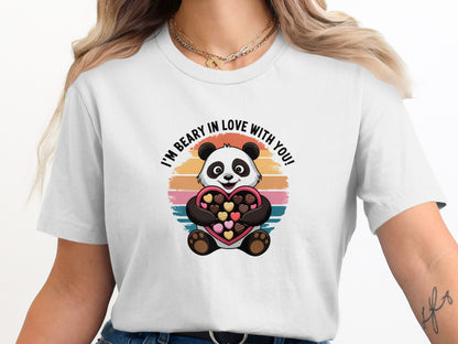 I'm Beary In Love With You Panda Graphics T-Shirt product