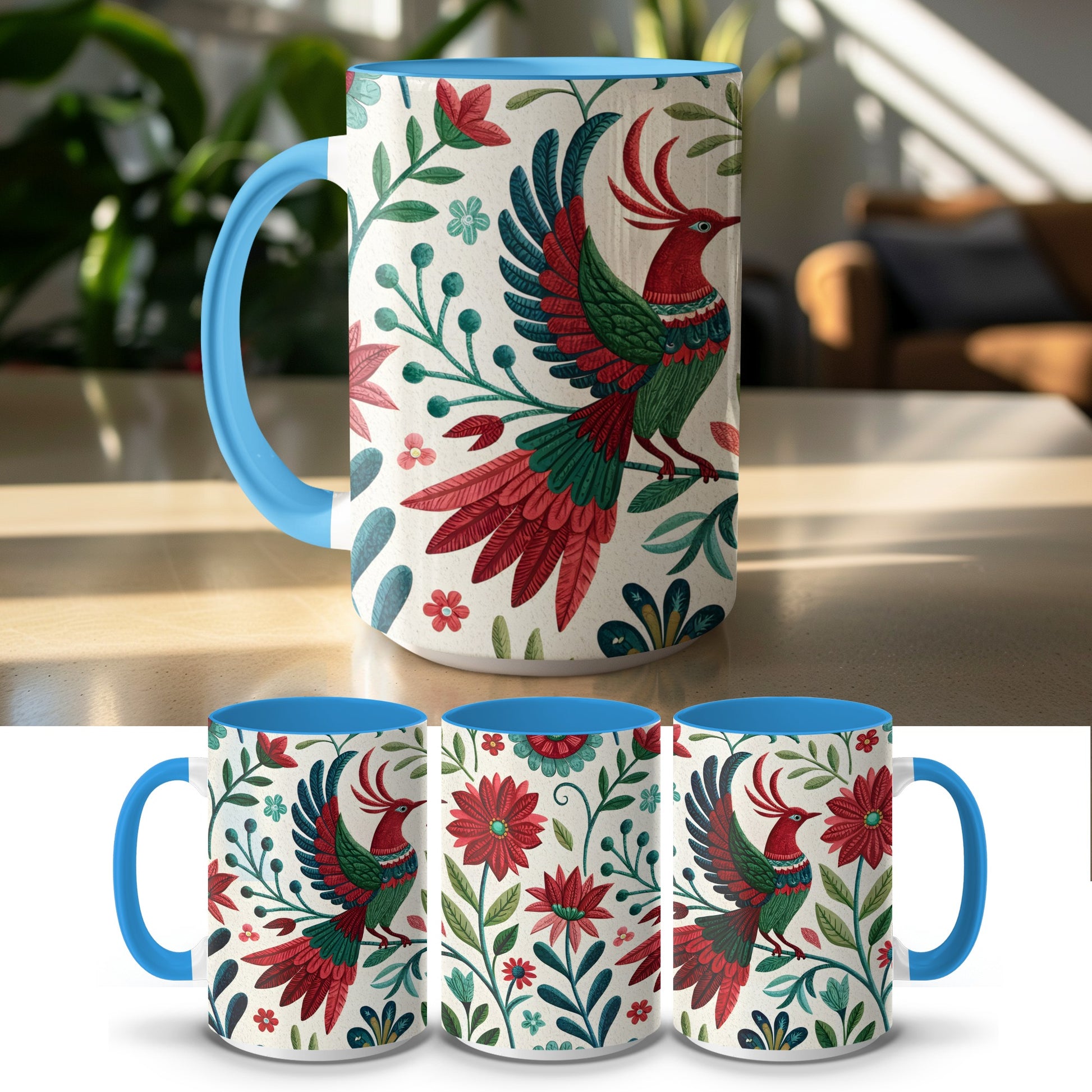 Beautiful Garden Bird Design Coffee Mug product