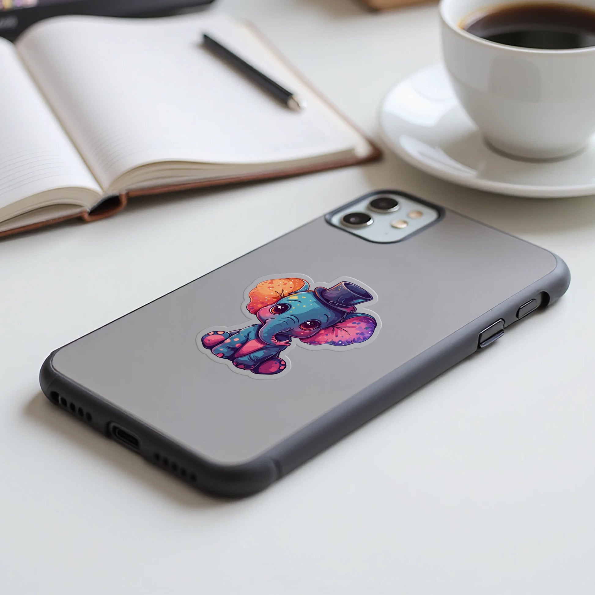 Adorable Elephant Design Smart Phone Case product type