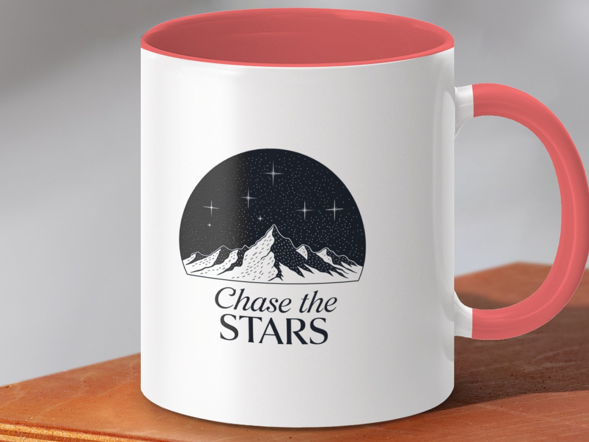 Chase the Stars Mountain Design Mug product