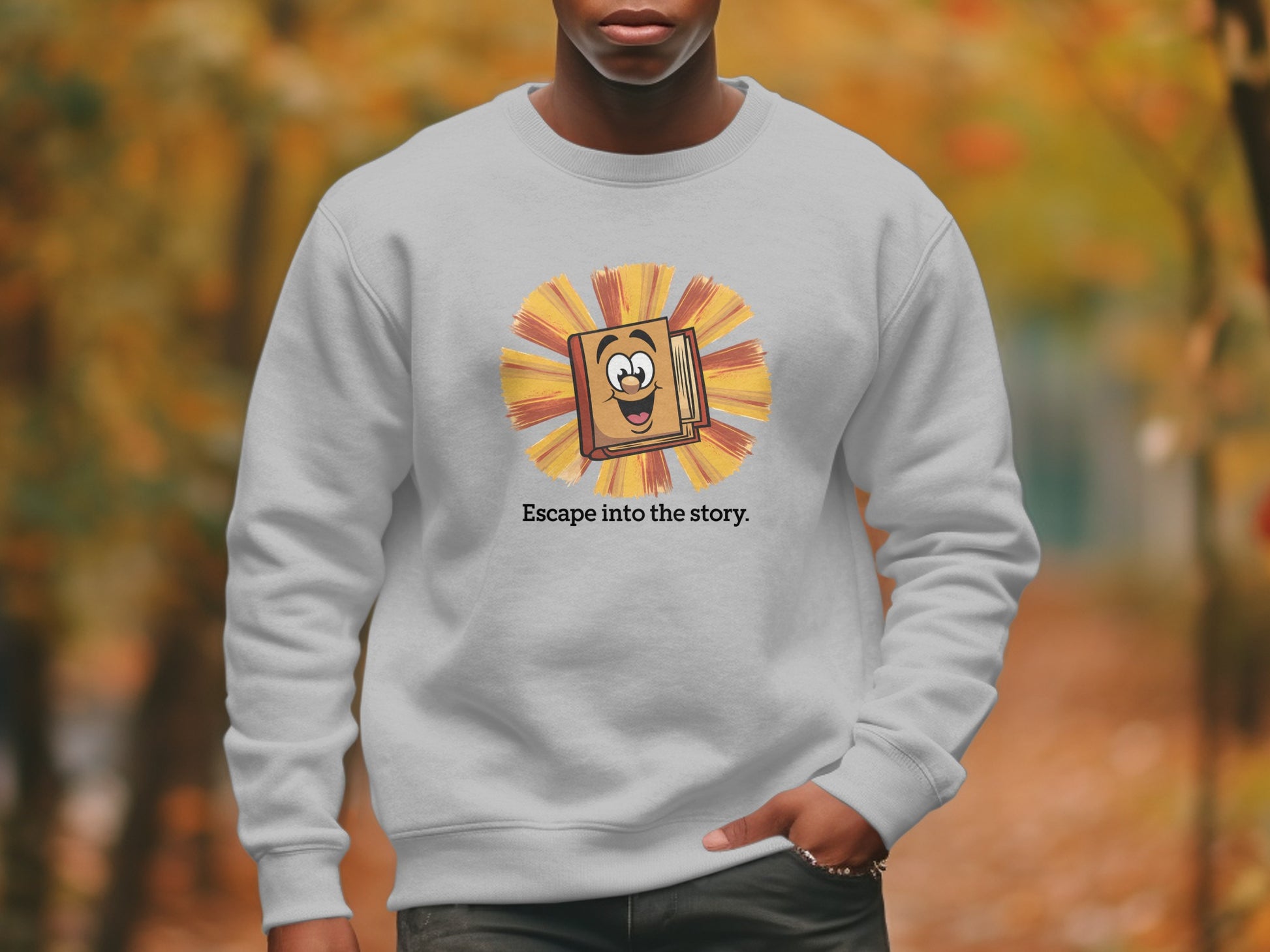 Escape into the Story Colorful Sweatshirt product