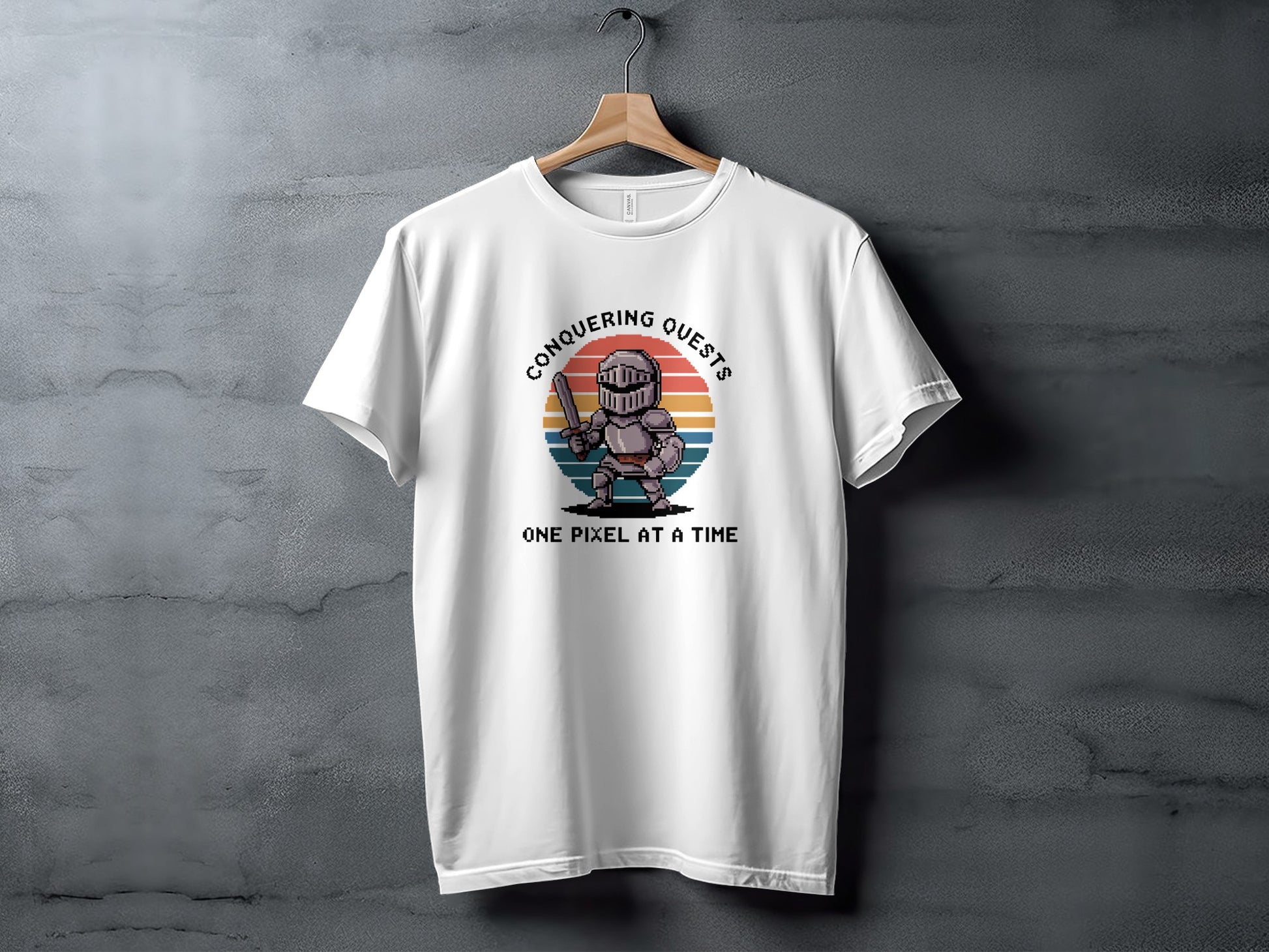 Conquering Quests One Pixel at a Time T-shirt product