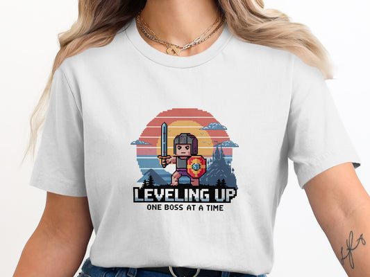 Leveling Up One Boss At A Time Gamer T-Shirt product type