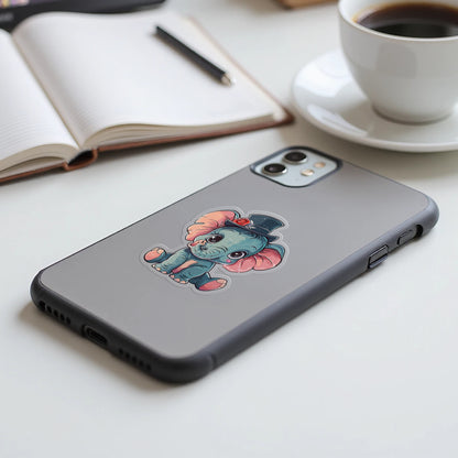 Cute Cartoon Elephant Print iPhone Case product type