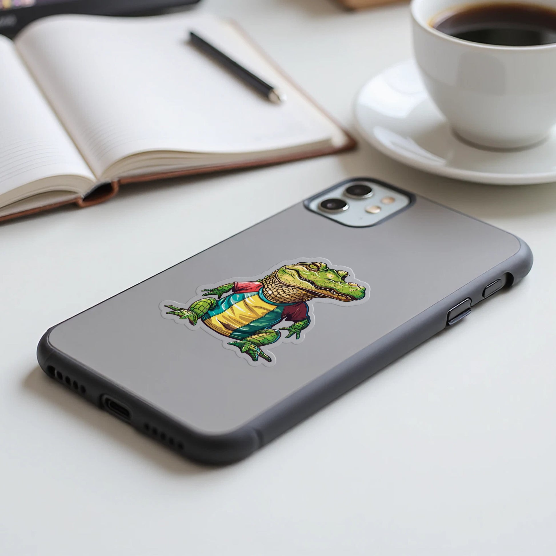 Cool Cartoon Alligator Design Phone Case product