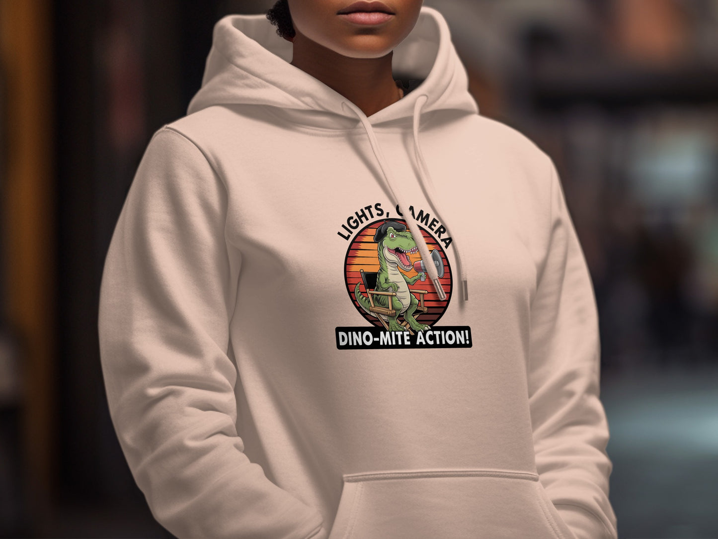 Dinomite Action Camera Dinosaur Movie Lover Hoodie product