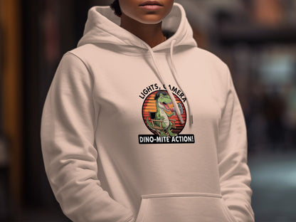 Dinomite Action Camera Dinosaur Movie Lover Hoodie product
