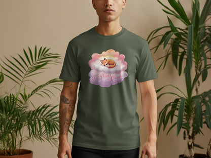The Purr Cloud with Cat and Text Graphic T-Shirt product