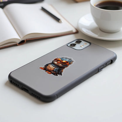 Cool Owl Print Protective Phone Case product