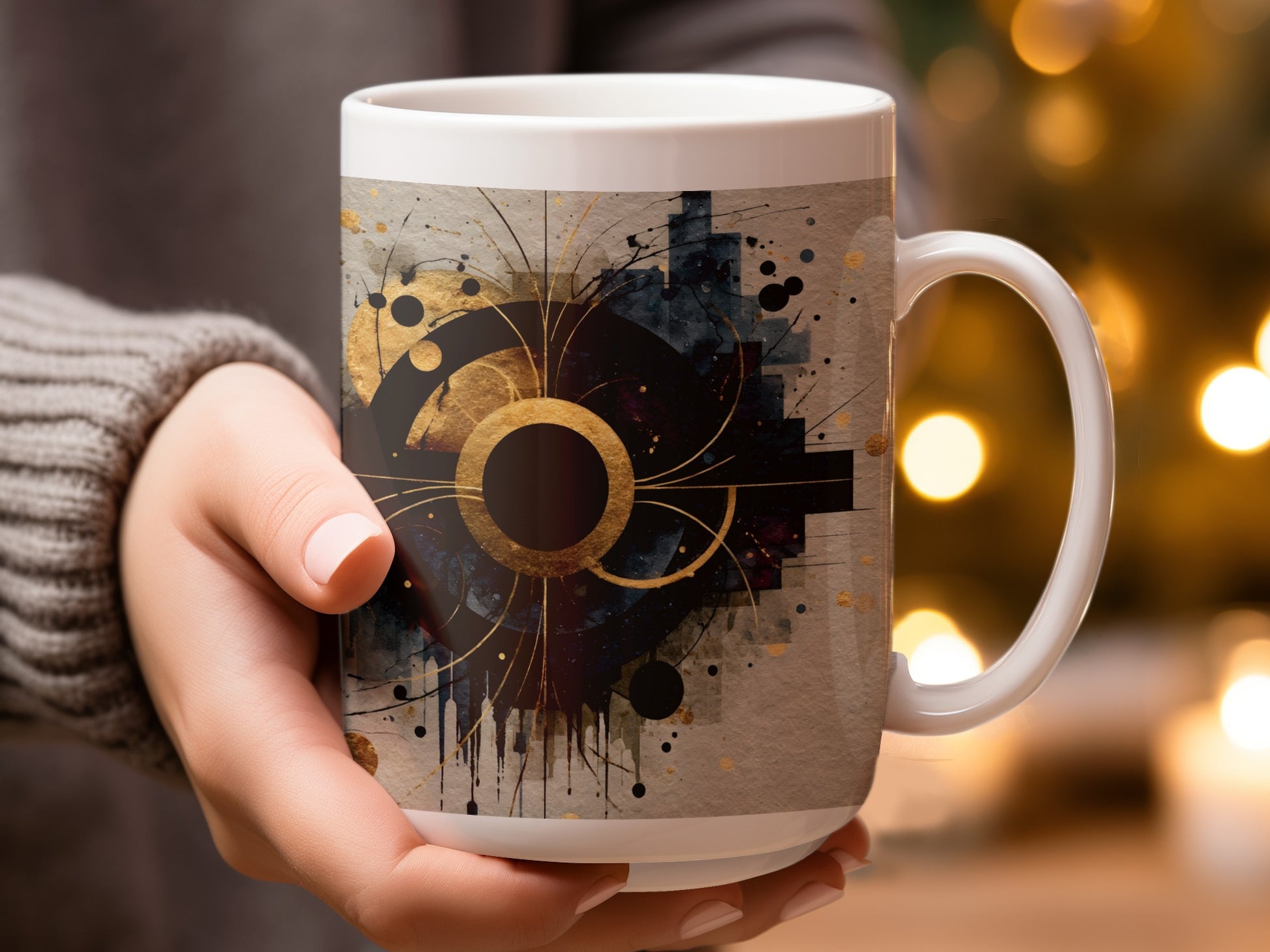 Abstract Modern Art Design Mug Drinkware Product