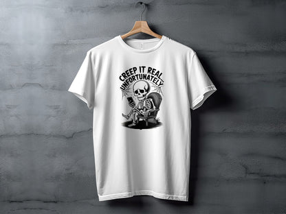 Creep It Real Unfortunately Skeleton T-Shirt product