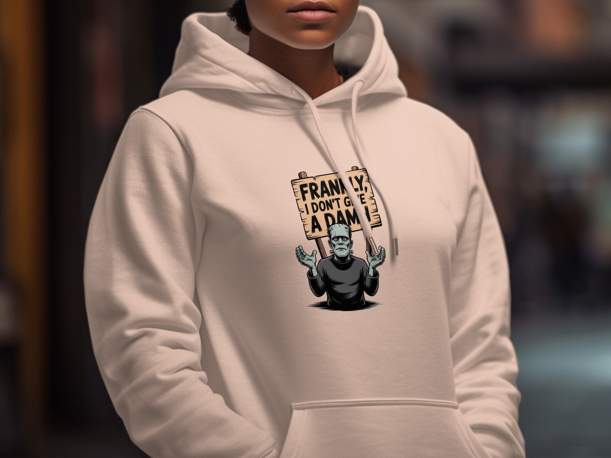 Frankenstein I Don't Give A Damn Hoodie product