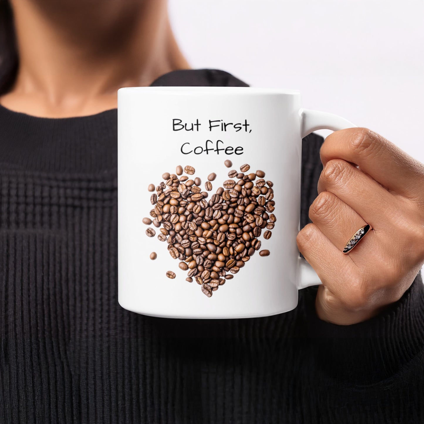 Start Your Day with Heart Coffee Mug Product
