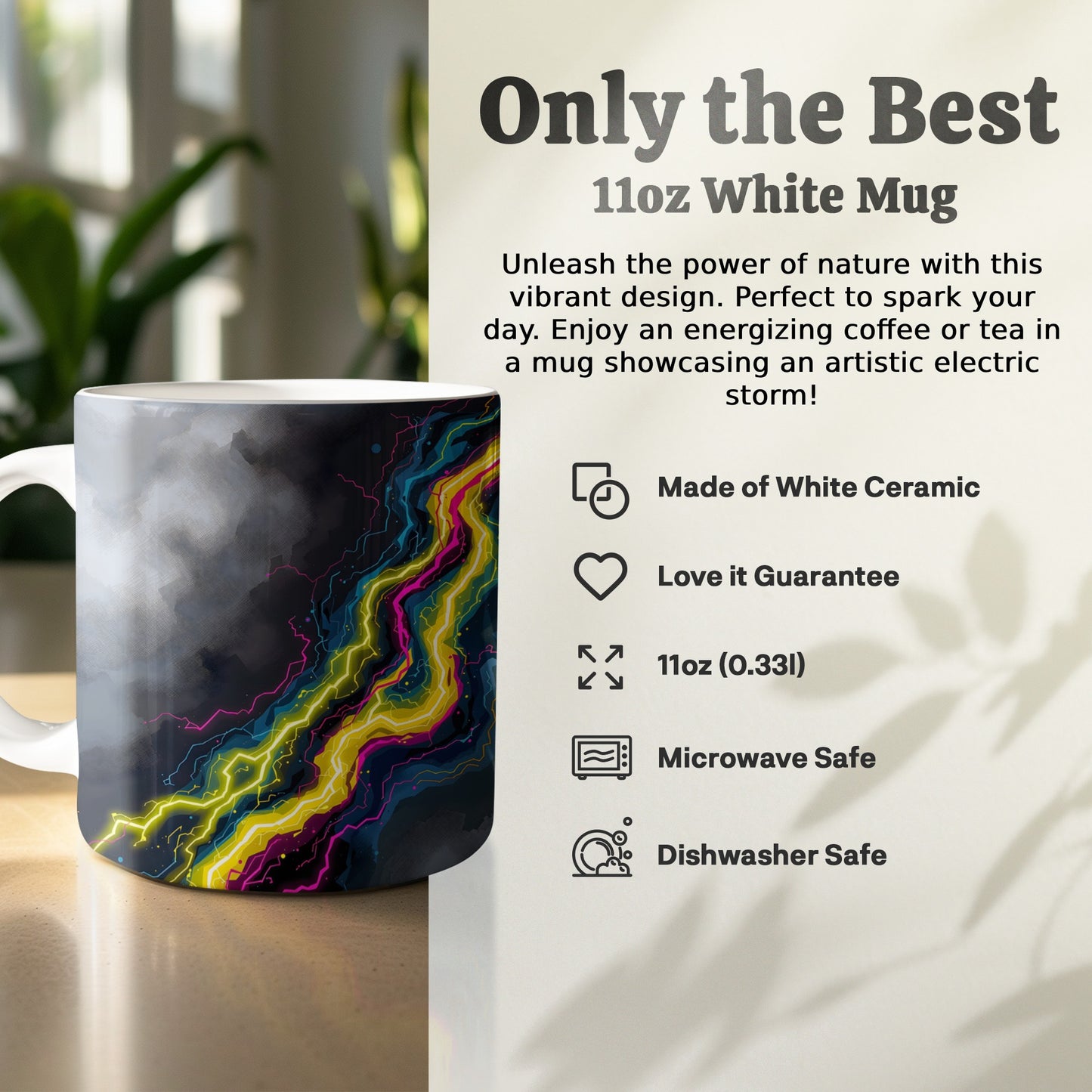 Unleash the Power with Vibrant Artistic 11oz Mug product