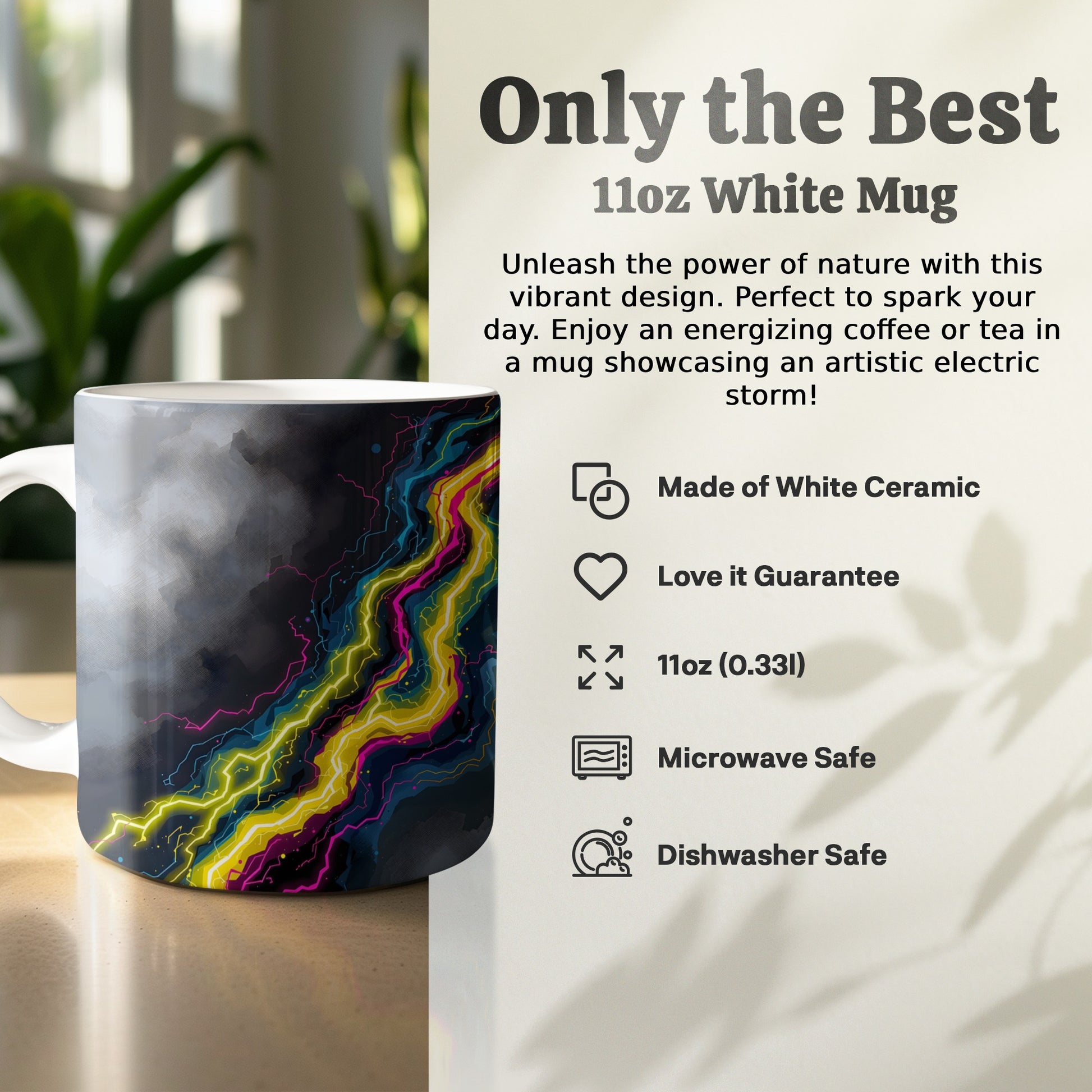 Unleash the Power with Vibrant Artistic 11oz Mug product