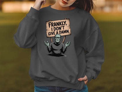 Frankly I Don't Give a Damn Graphic Sweatshirt product type
