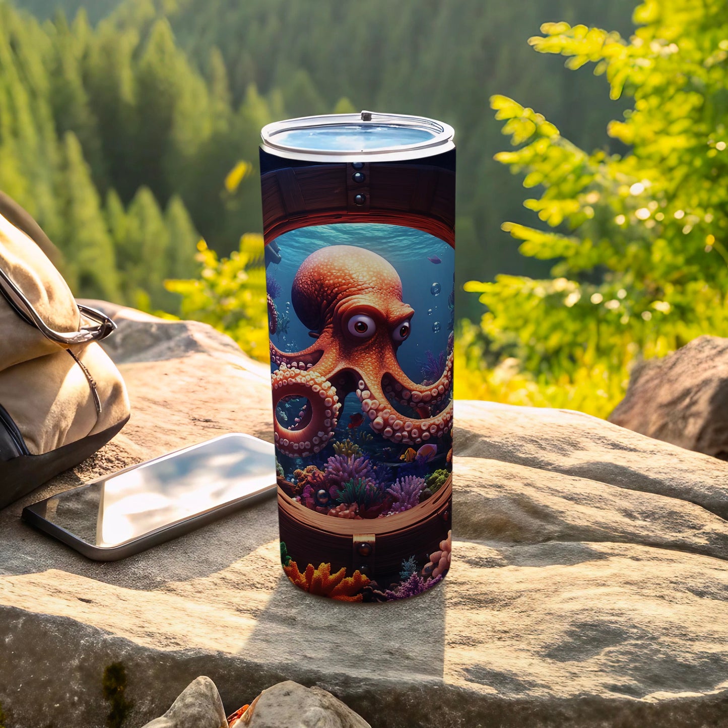Octopus Design Insulated Tumbler Adventure Product