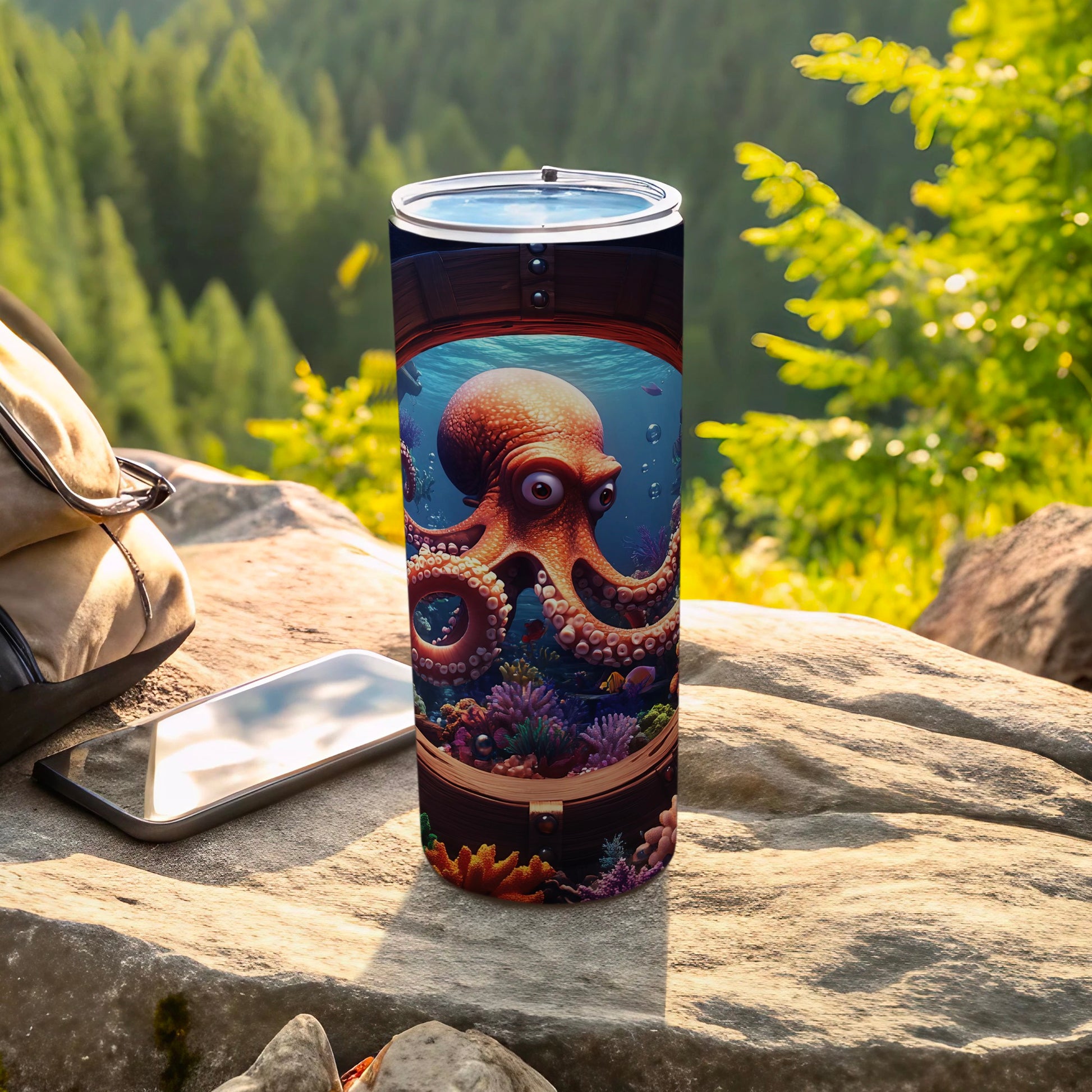 Octopus Design Insulated Tumbler Adventure Product