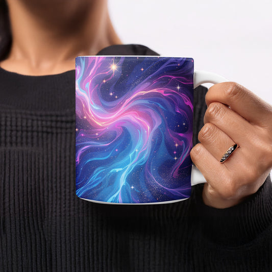 Cosmic Swirl Galaxy Design Coffee Mug product