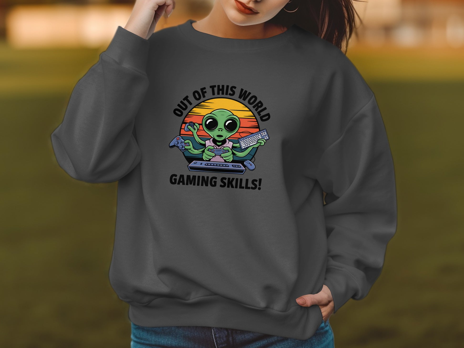 Out of This World Gaming Skills Sweatshirt product