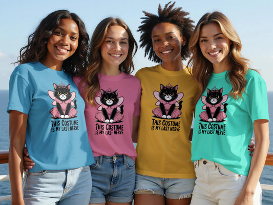 This Costume Is My Last Nerve Funny Cat T-Shirt product