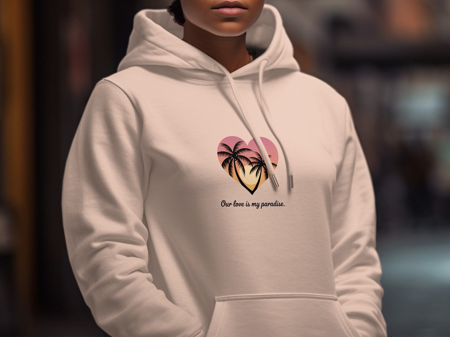 Our love is my paradise sweatshirt product
