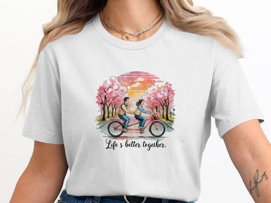 Life's Better Together Graphic Tee Shirt product