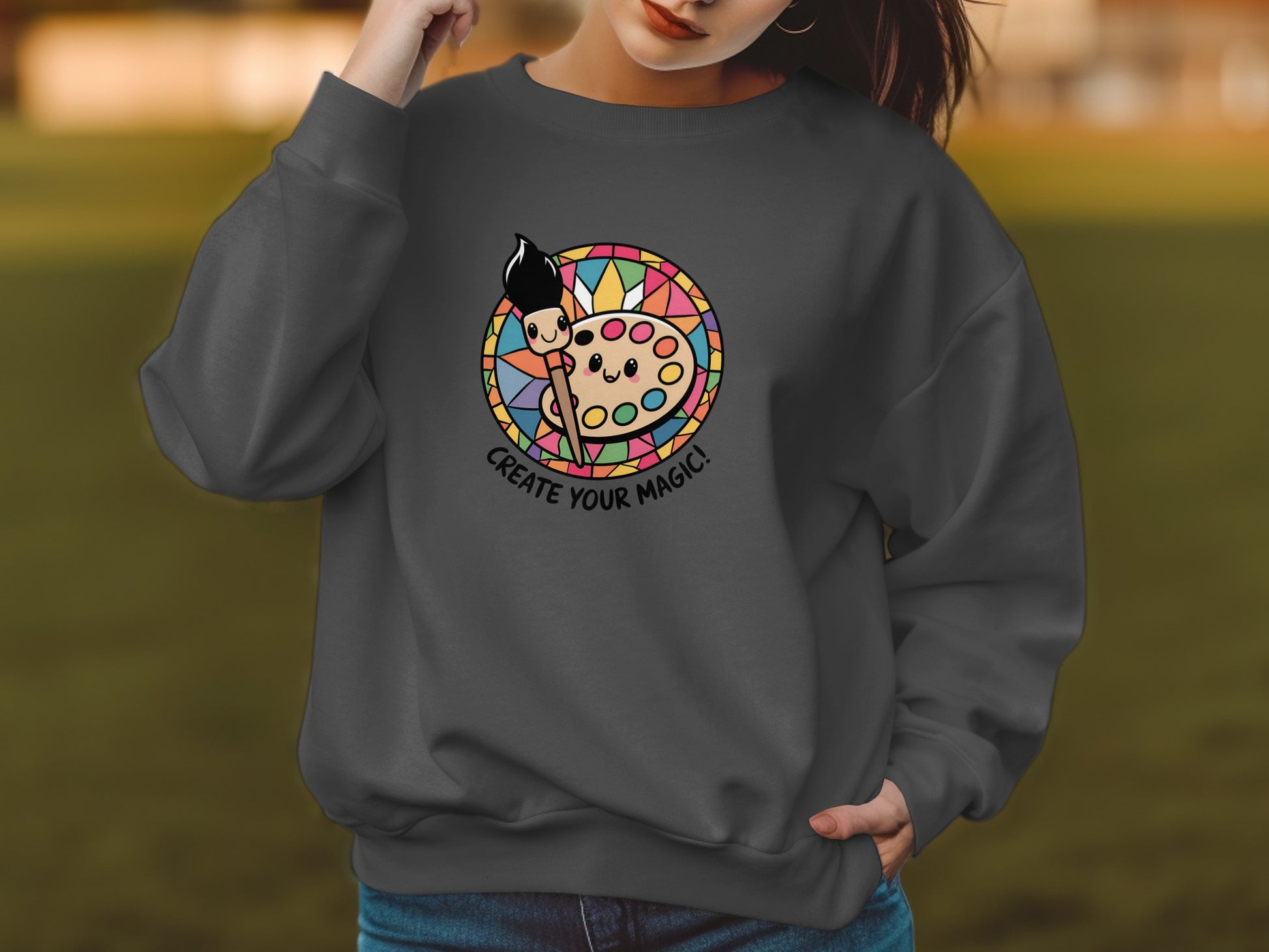 Create Your Magic Graphic Sweatshirt product