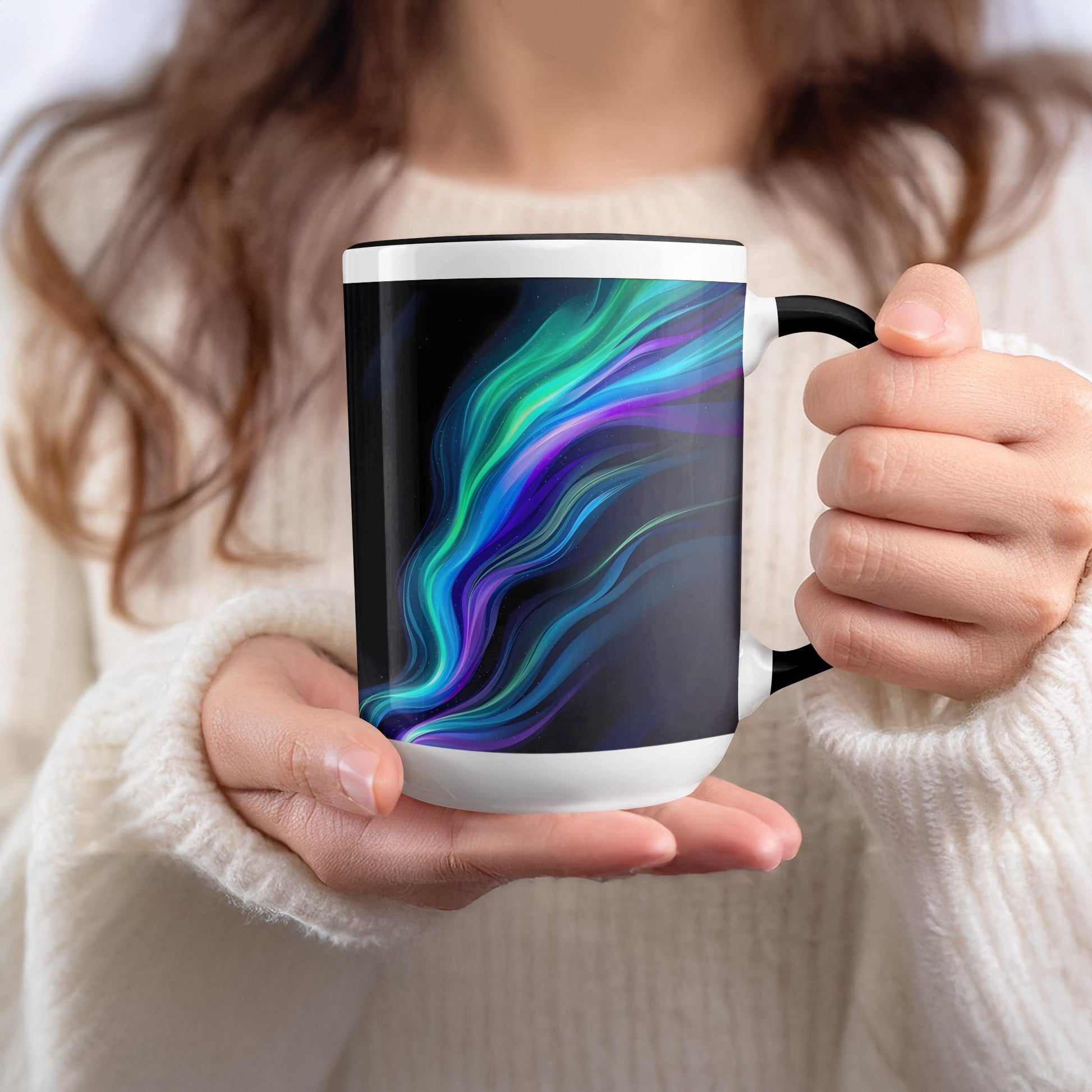 Vibrant Multicolor Abstract Art Coffee Mug Unique Mug product