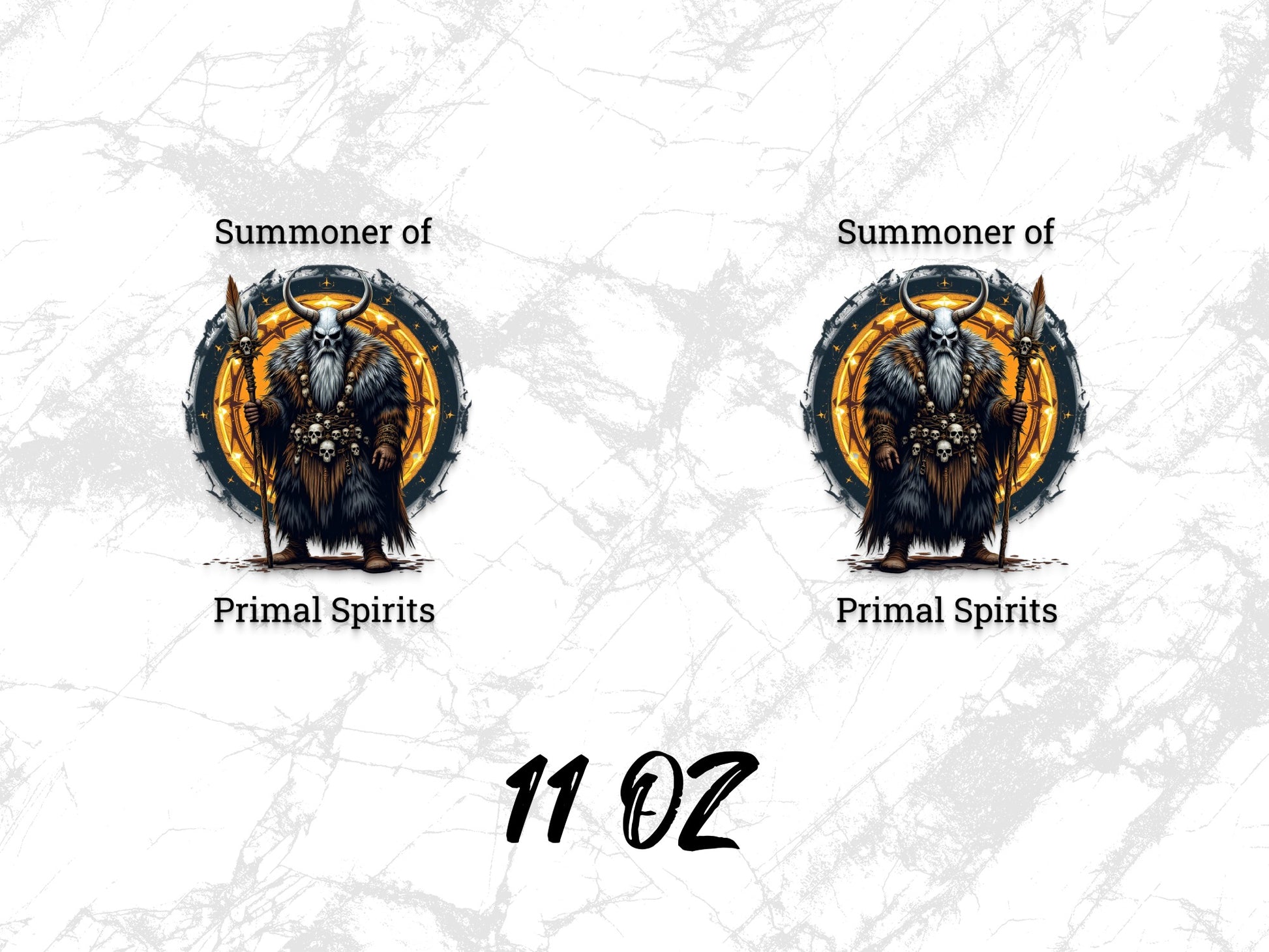 Summoner of Primal Spirits 11 oz Mug, Fantasy Art Coffee Cup, Unique Gift Idea