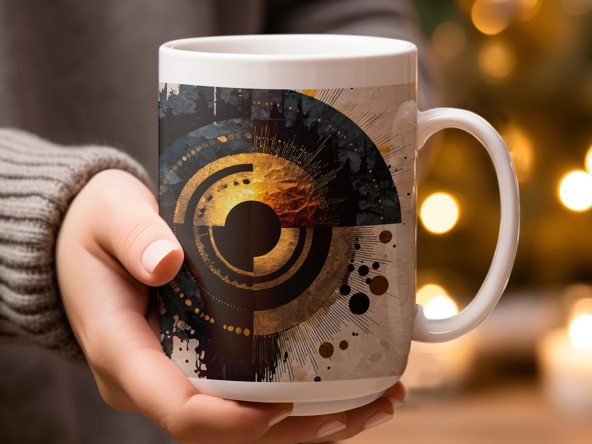 Abstract Artistic Eye Design Mug product type