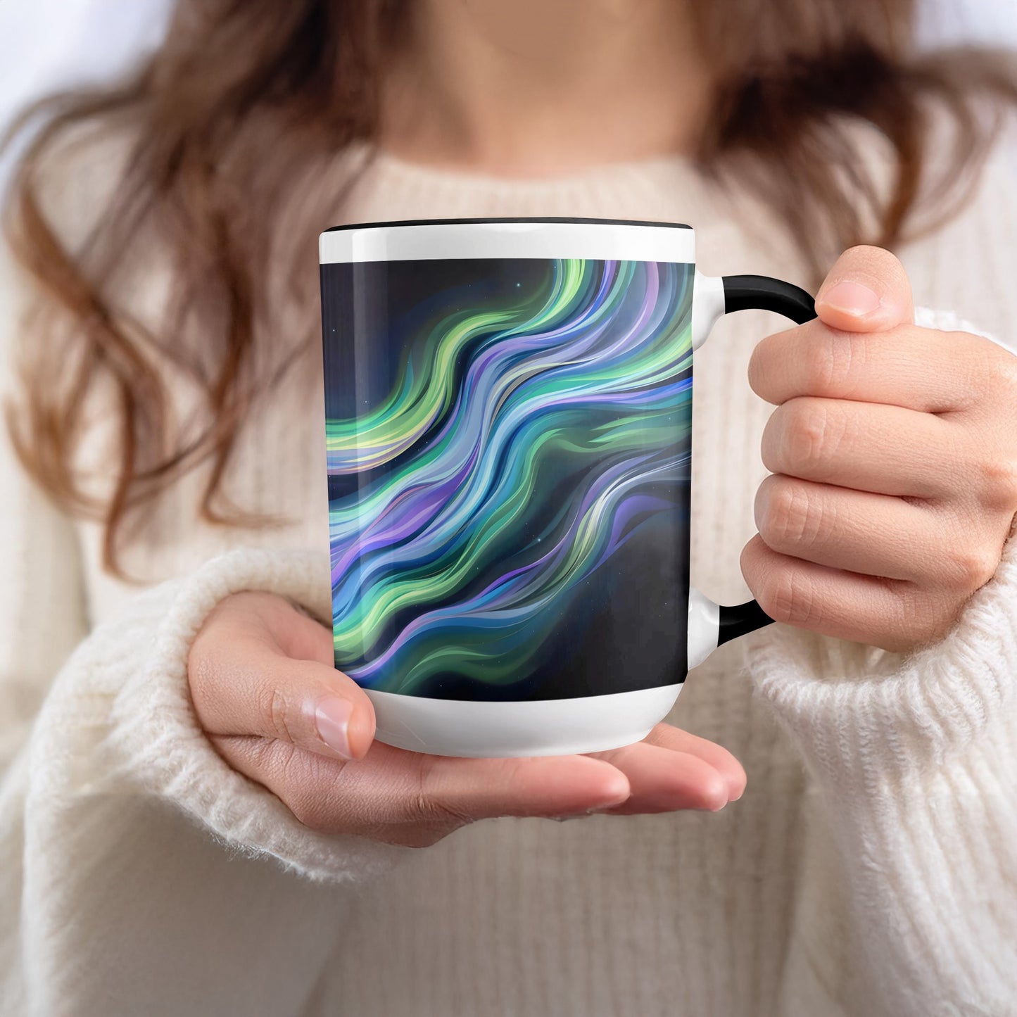 Colorful Abstract Design Mug Coffee Tea Hot Beverage product