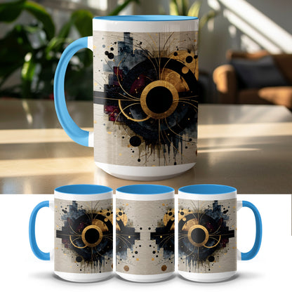 Abstract Geometric Art Circle Design Mug product