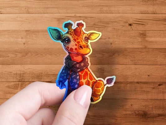 Cute Cartoon Giraffe Sticker for Decorating product