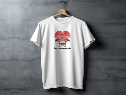 Flamingo Heart You're My One and Only T-shirt product