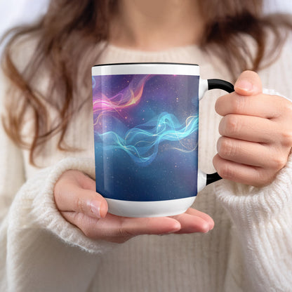 Colorful Swirling Galaxy Design Mug product