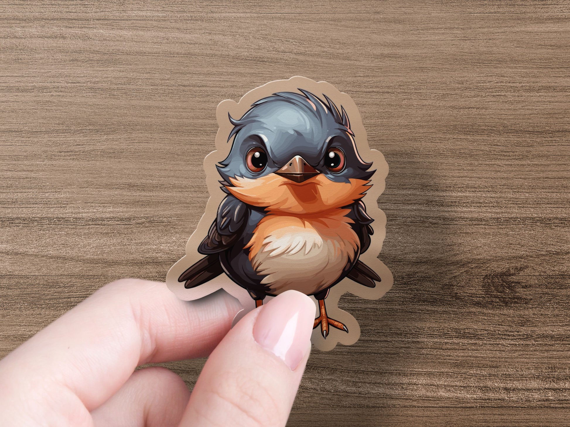 Cute Baby Bird Cartoon Decal Sticker product type