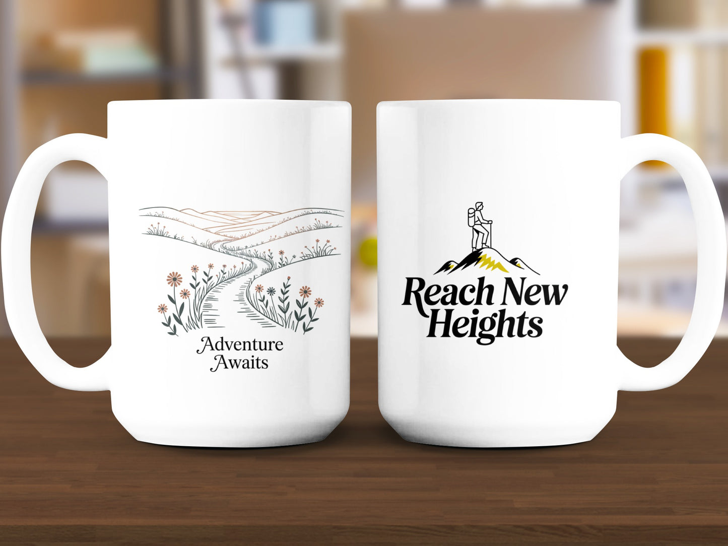 Adventure Awaits Reach New Heights Mug product