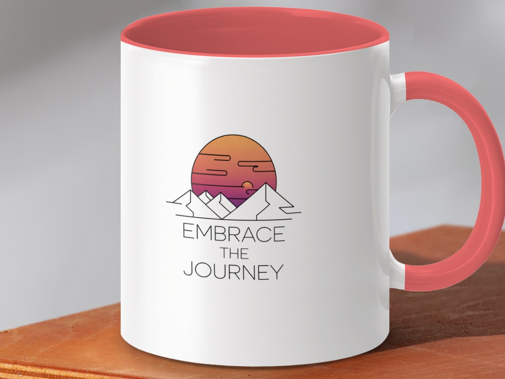 Embrace the Journey Motivational Coffee Mug Product