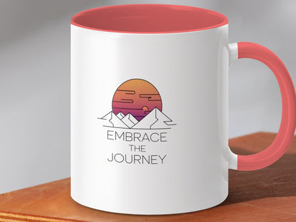 Embrace the Journey Motivational Coffee Mug Product