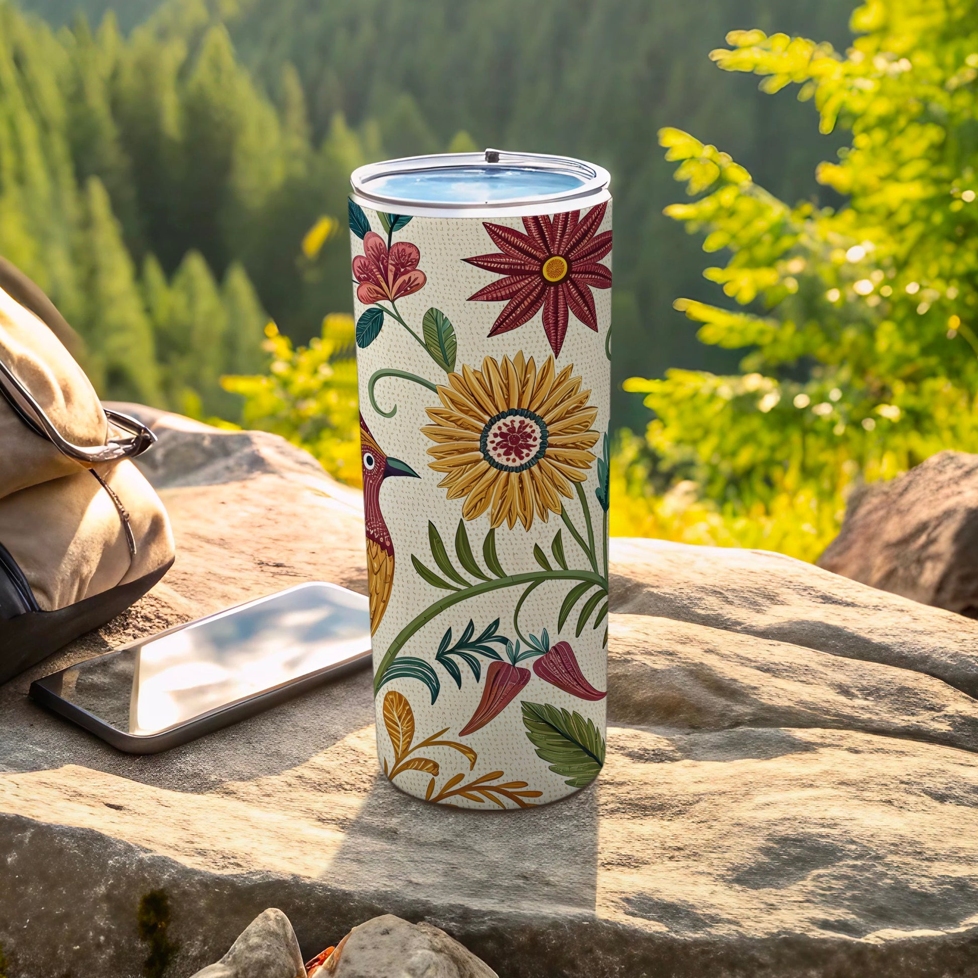 Floral Design Insulated Tumbler for Everyday Use product