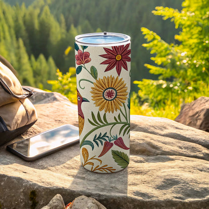 Floral Design Insulated Tumbler for Everyday Use product