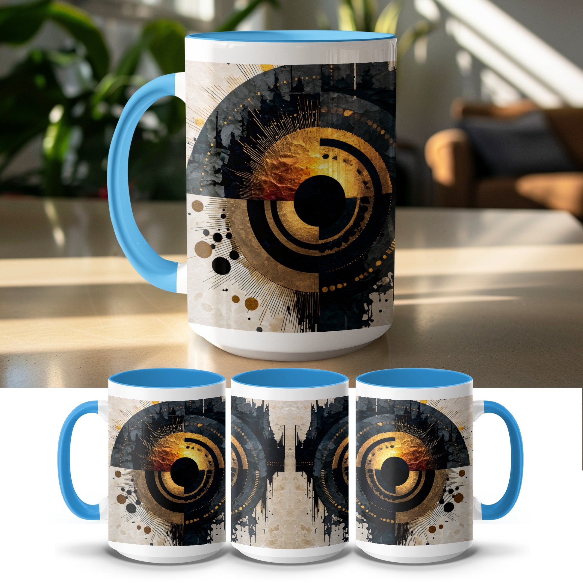 Modern Abstract Art Design Ceramic Mug product